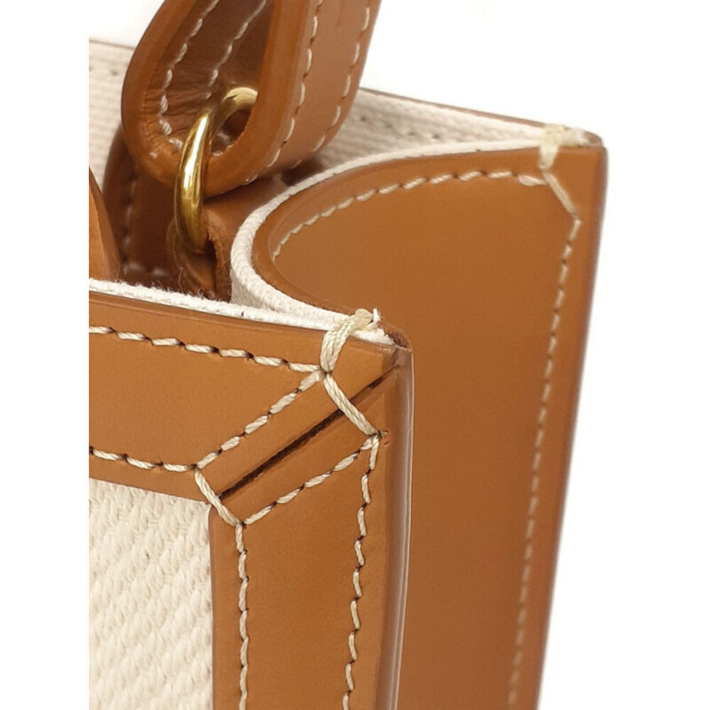 Celine Vertical Cabas Leather Shoulder Bag - Picture 6 of 9